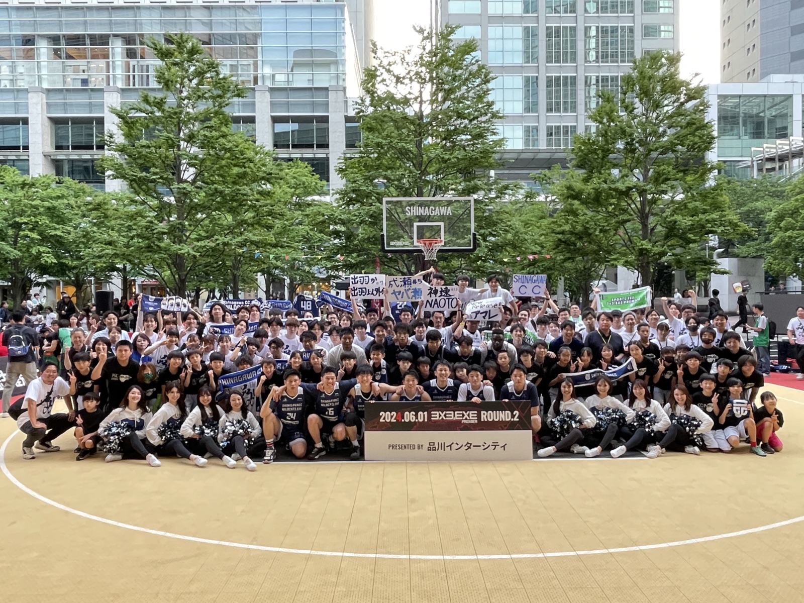 品川インターシティでのイベント集合写真